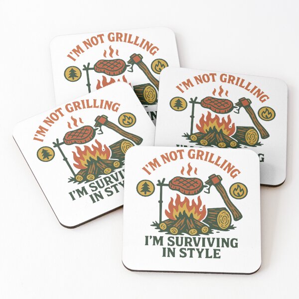 Item preview, Prepper Survival Bushcrafting I'm Not Grilling designed and sold by LuminOrb.