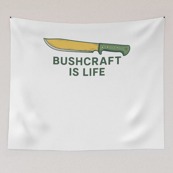 Item preview, Bushcraft Is Life Prepper Survival Outdoor Skills designed and sold by LuminOrb.
