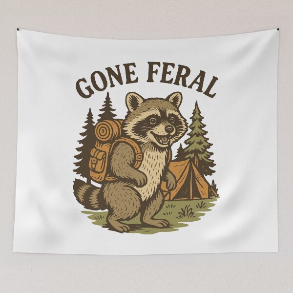 Item preview, Gone Feral Prepper Survival Bushcrafting designed and sold by LuminOrb.