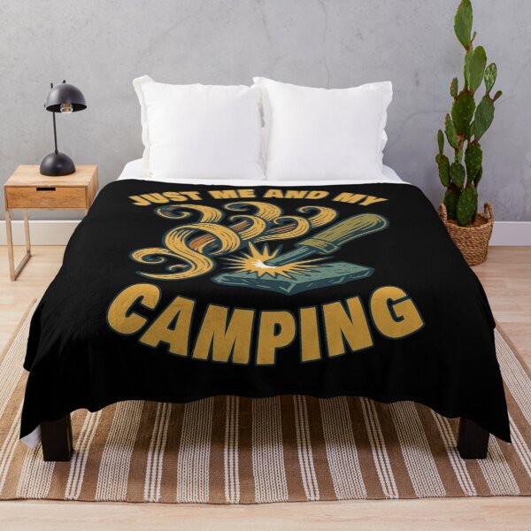 Item preview, Just Me And My Camping Prepper Survival designed and sold by LuminOrb.