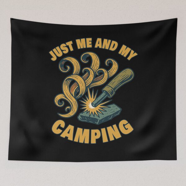 Item preview, Just Me And My Camping Prepper Survival designed and sold by LuminOrb.