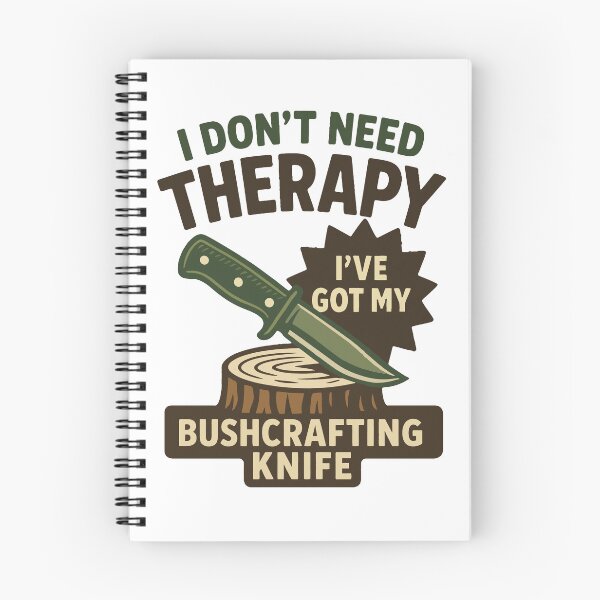 Item preview, Prepper Survival Bushcrafting Knife Therapy designed and sold by LuminOrb.