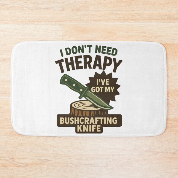 Item preview, Prepper Survival Bushcrafting Knife Therapy designed and sold by LuminOrb.