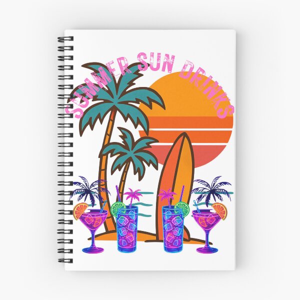 Item preview, Summer Sun Drinks – Neon Tropical Vibes designed and sold by Azazel77.