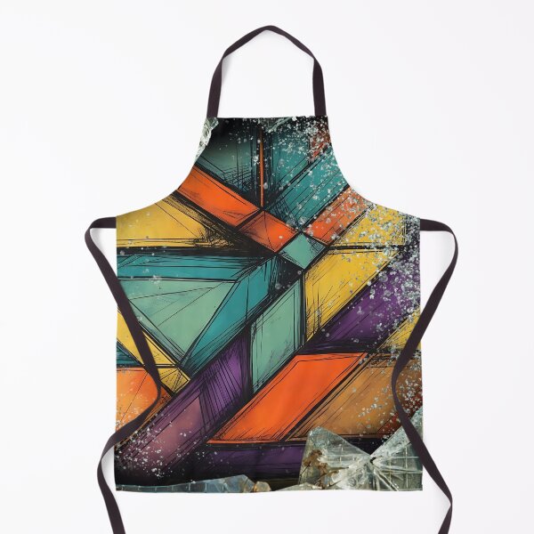 Item preview, Cracks in Color – Abstract Geometric Print for Modern Home or Fashion designed and sold by TestudoDesign.