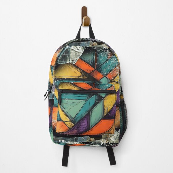 Item preview, Cracks in Color – Abstract Geometric Print for Modern Home or Fashion designed and sold by TestudoDesign.
