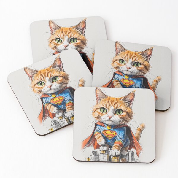 Item preview, SuperCat – The Heroine You Didn't Know You Needed! designed and sold by EfraimFunArt.