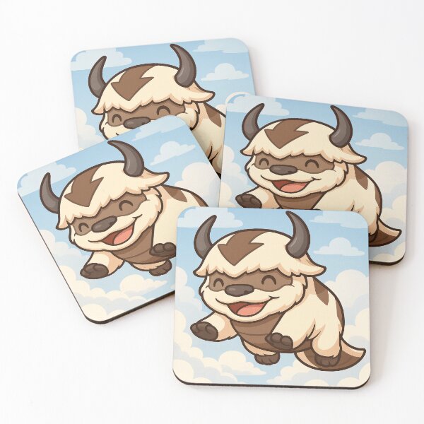 Item preview, Flying Bison Buddy Appa – Cute Sky Beast in the Clouds designed and sold by Bingerzz' Marketplace.