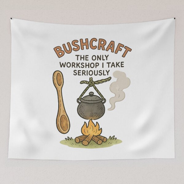 Item preview, Bushcraft Prepper Survival Bushcrafting Workshop designed and sold by LuminOrb.