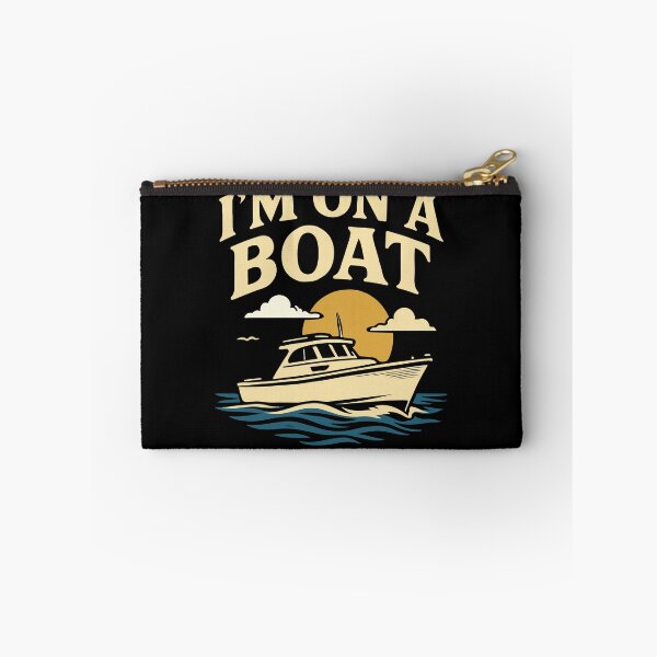 Item preview, I'm On A Boat Funny Saying Captain Nautical designed and sold by LuminOrb.