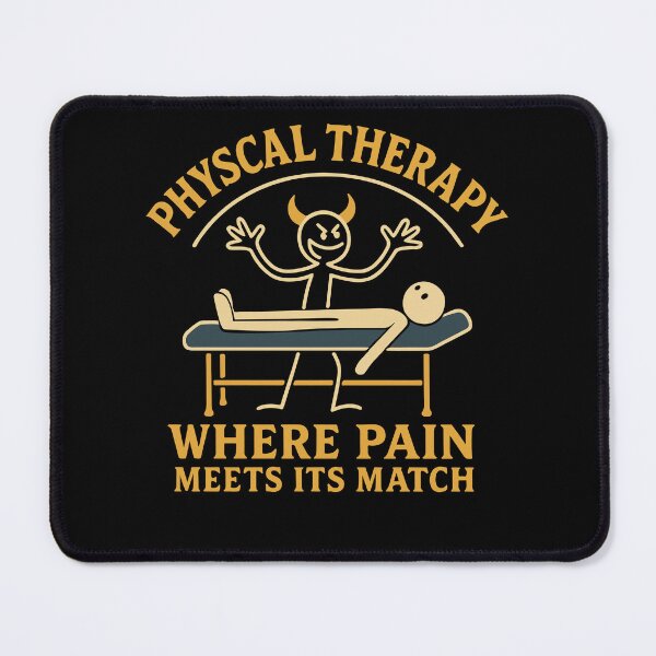 Item preview, Physiotherapy Funny Where Pain Meets Its Match designed and sold by LuminOrb.