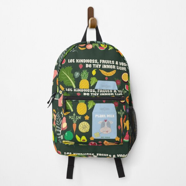 Item preview, Vegan Kindness & Oat Milk Design – Dark Background Plant-Powered Art designed and sold by ArtfullyJua.