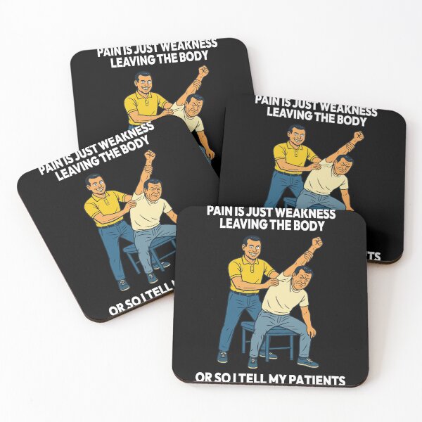 Item preview, Physiotherapy Funny Pain Is Just Weakness designed and sold by LuminOrb.