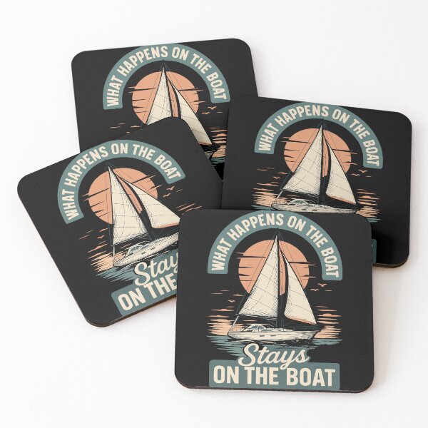 Item preview, What Happens On The Boat Stays On Boat funny designed and sold by LuminOrb.