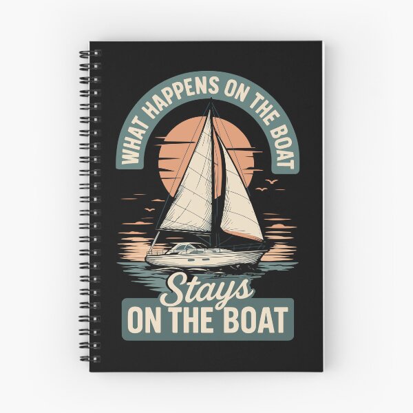 Item preview, What Happens On The Boat Stays On Boat funny designed and sold by LuminOrb.