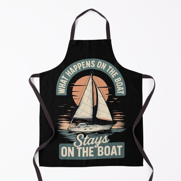Item preview, What Happens On The Boat Stays On Boat funny designed and sold by LuminOrb.