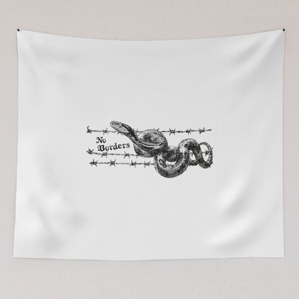 Item preview, Banksy No Borders - Freedom Snake designed and sold by hamishby.