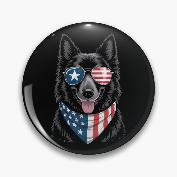 Item preview, Belgian Sheepdog Dog 4th Of July American Independence Day designed and sold by BakeryDozen.