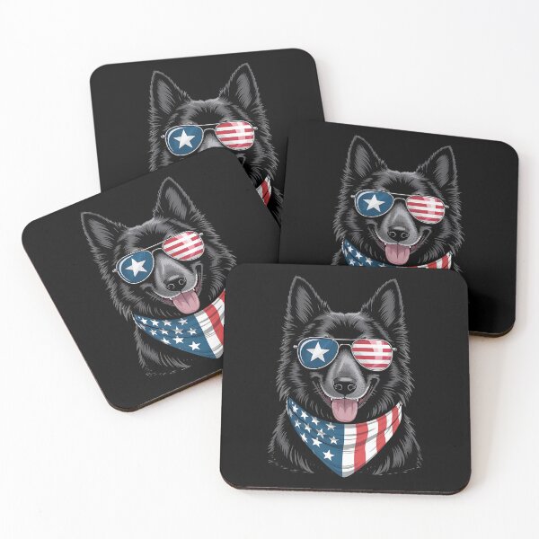 Item preview, Belgian Sheepdog Dog 4th Of July American Independence Day designed and sold by BakeryDozen.