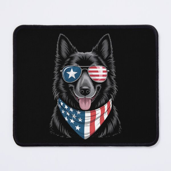 Item preview, Belgian Sheepdog Dog 4th Of July American Independence Day designed and sold by BakeryDozen.