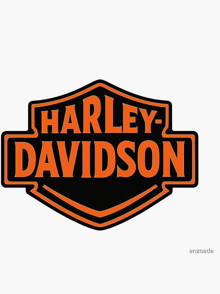 harley davidson stylized logo shield