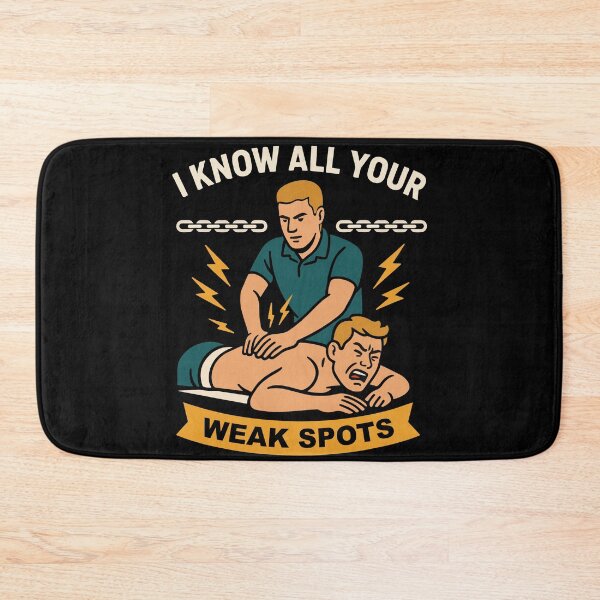 Item preview, Physiotherapist Know All Your Weak Spots designed and sold by LuminOrb.