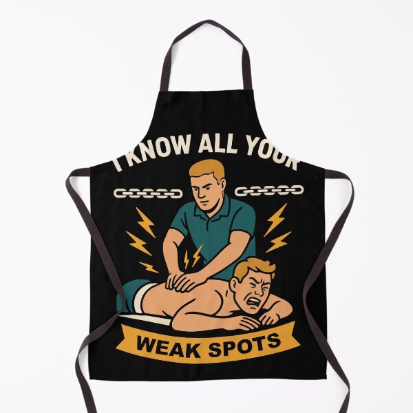 Item preview, Physiotherapist Know All Your Weak Spots designed and sold by LuminOrb.