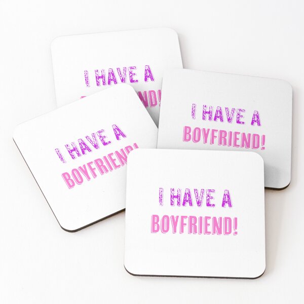 Item preview, I Have a Boyfriend – Bold Pink Statement Design designed and sold by NEXARZ.
