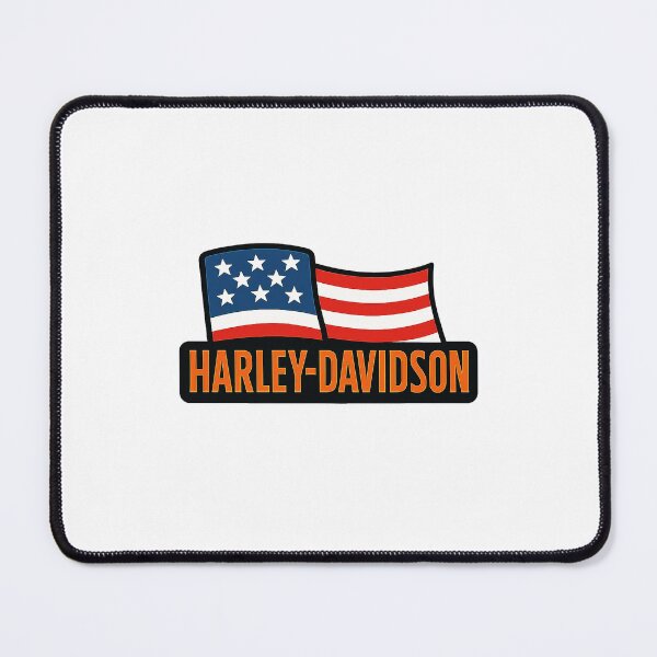 Item preview, harley davidson stylized logo with american flag designed and sold by enzoade.