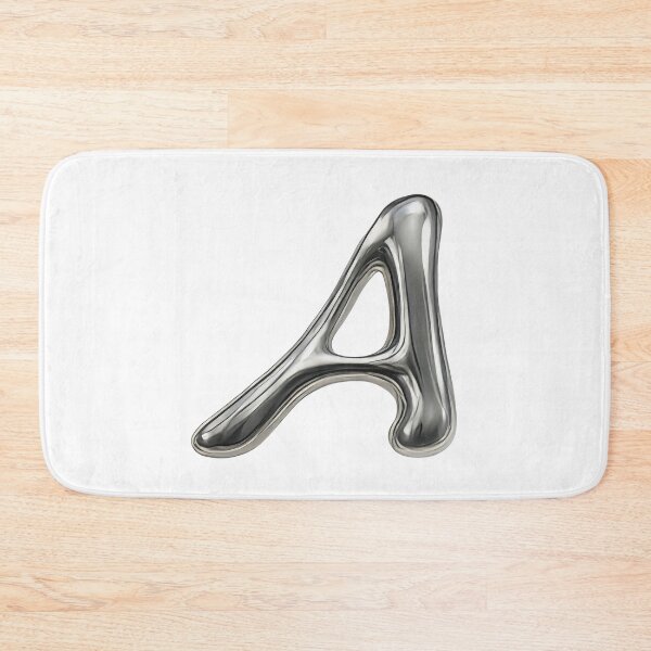Item preview, Initial A - 3D Liquid Metal Font designed and sold by uncoXab.