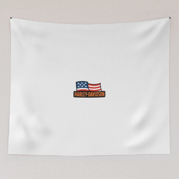 Item preview, harley davidson stylized logo with american flag designed and sold by enzoade.