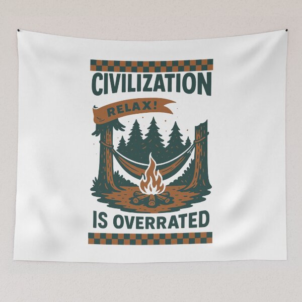 Item preview, Prepper Survival Bushcrafting Civilization designed and sold by LuminOrb.
