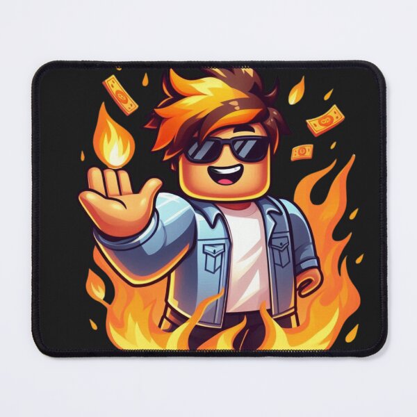 Item preview, The Blazing Roblox Guy designed and sold by storeofmylOVE.