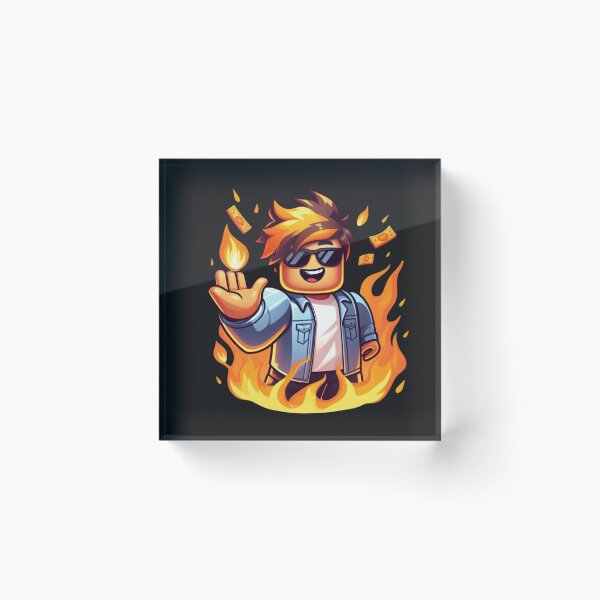 Artikelvorschau, Der lodernde Roblox-Typ entworfen und verkauft von storeofmylOVE.