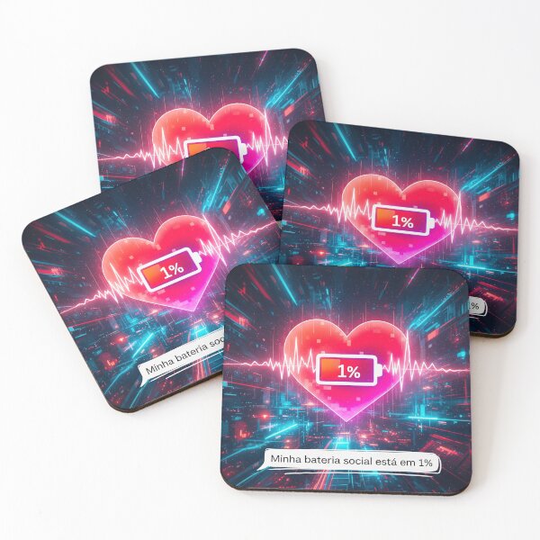 Item preview, Social battery 1% designed and sold by ArtDigitalTop.