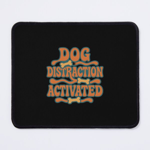 Item preview, Dog Distraction Activated Groovy 70s Typography designed and sold by Uglyandcute.