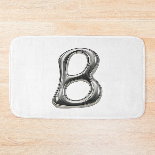 Item preview, Initial B - 3D Liquid Metal Font designed and sold by uncoXab.