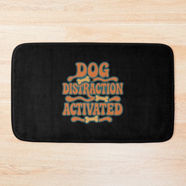 Item preview, Dog Distraction Activated Groovy 70s Typography designed and sold by Uglyandcute.