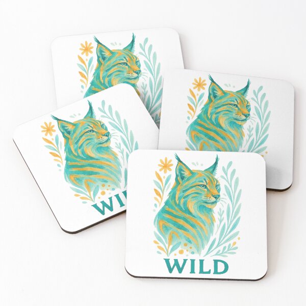 Item preview, Wild Watercolor lynx designed and sold by KuLeo.