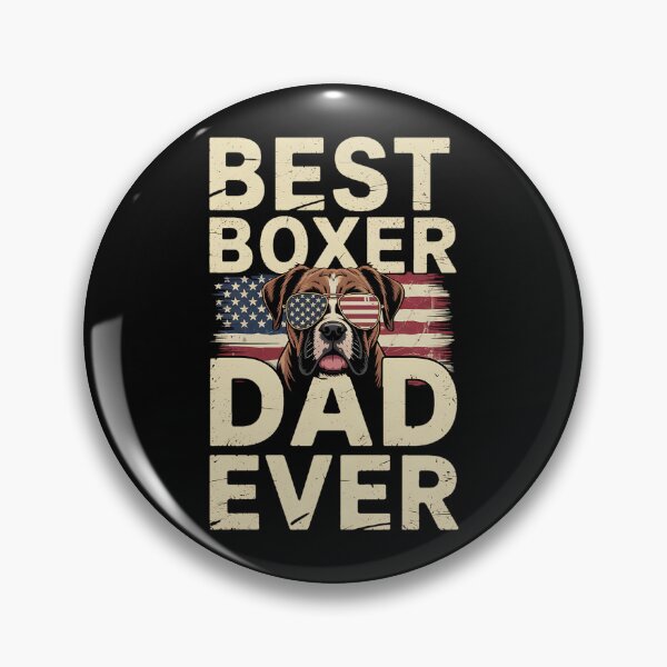 Item preview, Best Boxer Dad Ever Dog Lover American Flag designed and sold by BakeryDozen.