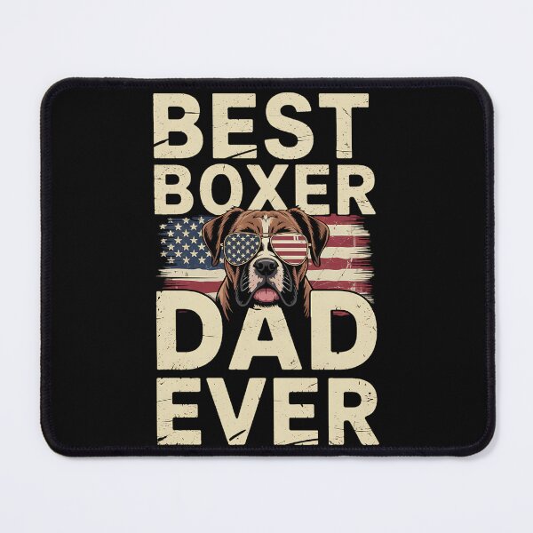 Item preview, Best Boxer Dad Ever Dog Lover American Flag designed and sold by BakeryDozen.