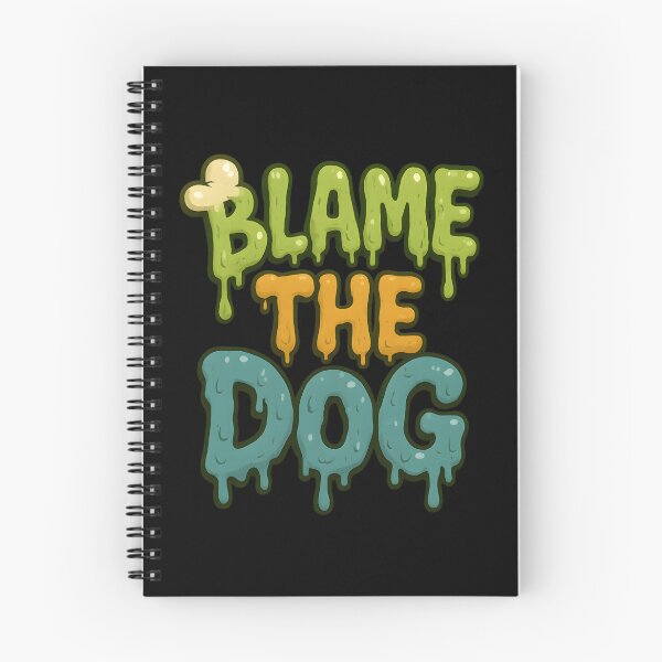 Item preview, Blame the Dog Slobber Typography Funny Pet Quote designed and sold by Uglyandcute.