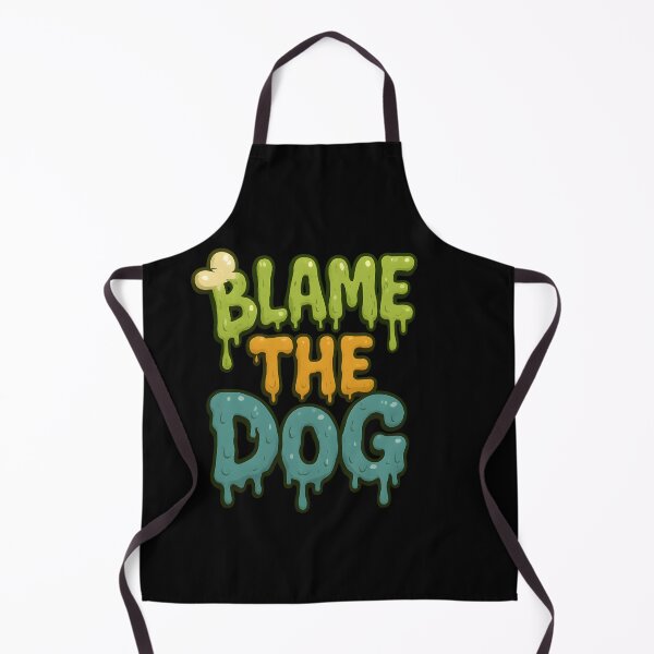 Item preview, Blame the Dog Slobber Typography Funny Pet Quote designed and sold by Uglyandcute.