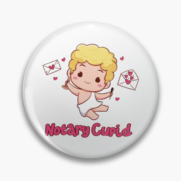 Item preview, Cute Notary Cupid Valentine’s Day Design designed and sold by NotaryLife.
