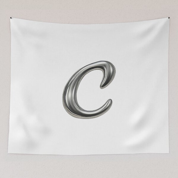 Item preview, Initial C - 3D Liquid Metal Font designed and sold by uncoXab.