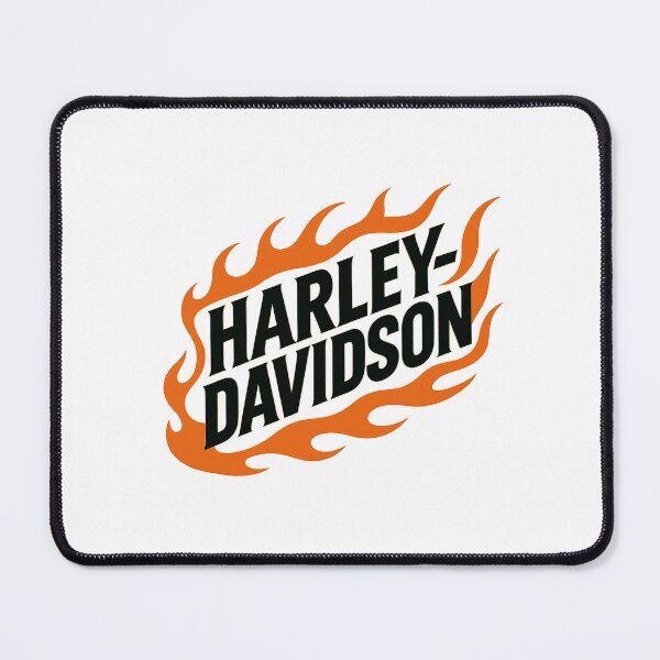 Item preview, harley davidson stylized logo with flames designed and sold by enzoade.