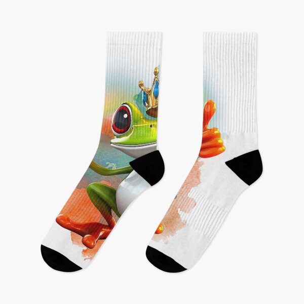 Item preview, Royal Thumbs Up Frog: King of Good Vibes designed and sold by ChenEngEng.