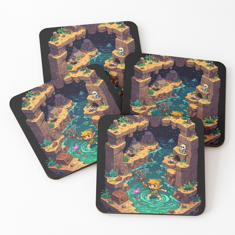Item preview, Coasters (Set of 4) designed and sold by TheSwordMachine.