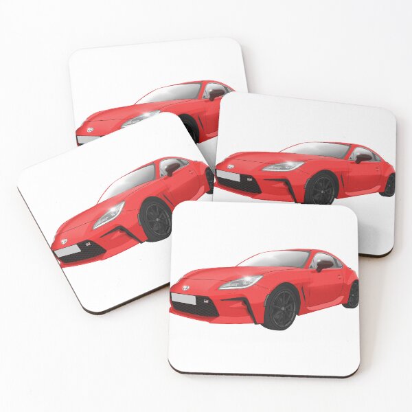 Item preview, Toyota GR86 Red Sports Car designed and sold by Abbies-Art.