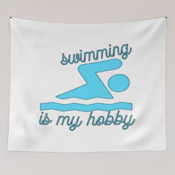 Item preview, Swimming Is My Hobby – Swimmer & Water Sports Design – Hobby & Gift Idea designed and sold by sednalafandy79.
